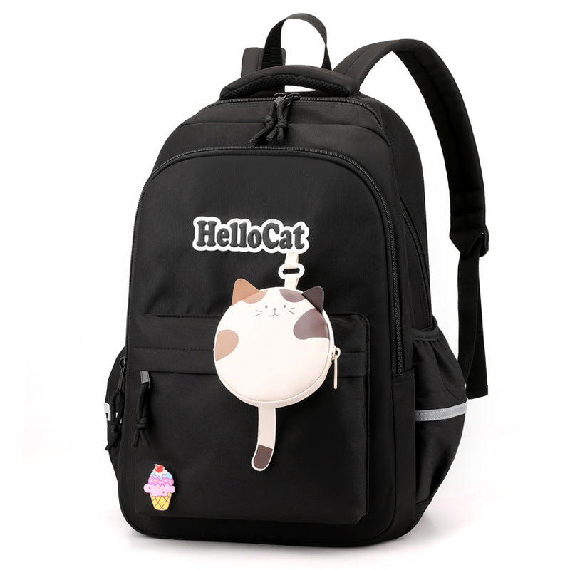 Waterproof Nylon School Backpack for Boys & Girls – 5 Colours