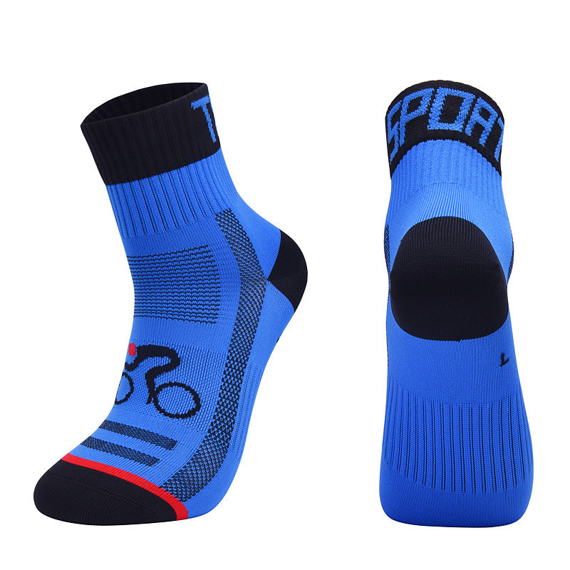 Professional Nylon Cycling & Running Socks EU 35-46 – 5 Colours