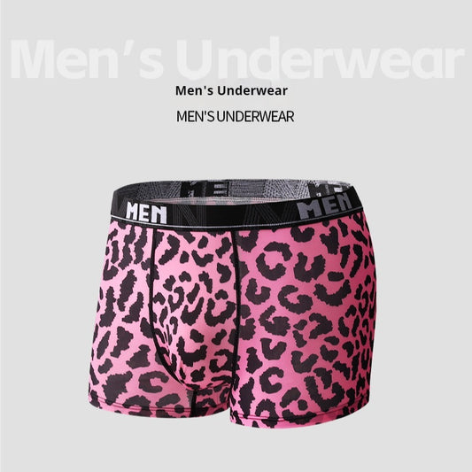 Men's Polyester Boxer Briefs – Mid-Waist Underwear Multiple Styles