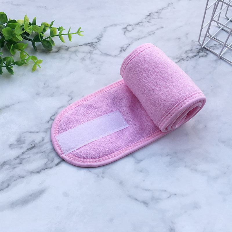 Soft Towel Fabric Hair Bands – Wide Makeup & Sports Headband | 7 Colours