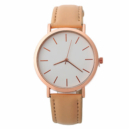 Women's Slim Quartz Wristwatch | Simple Elegant Dress Watch in 8 Colours