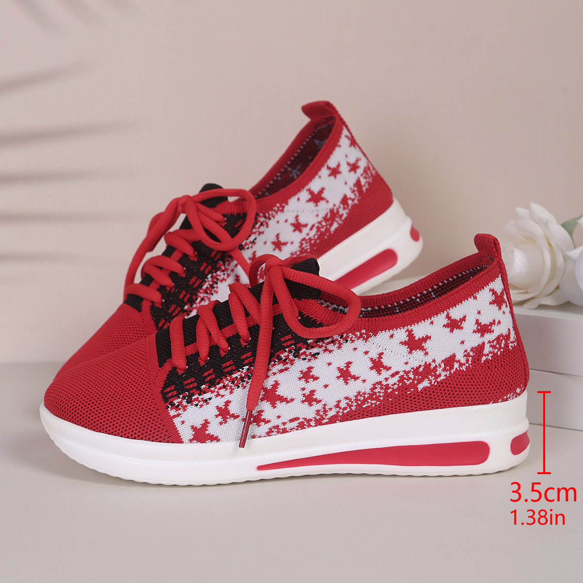 Women's Lightweight Mesh Running Shoes | Non-Slip Lace-Up