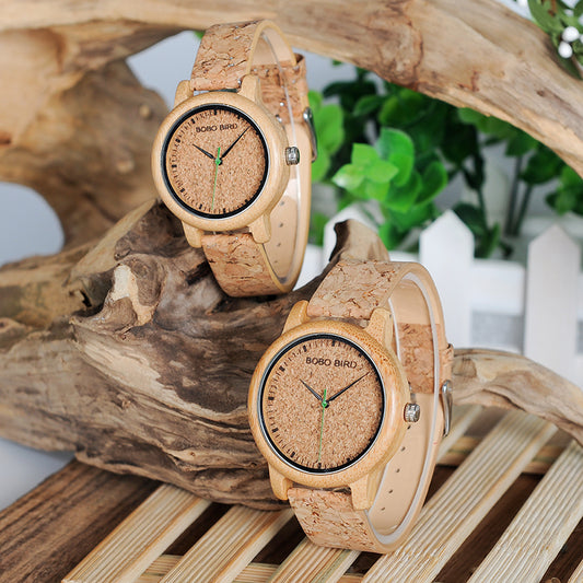 BOBO BIRD Natural Bamboo Watch – Eco-Friendly Men’s & Women’s
