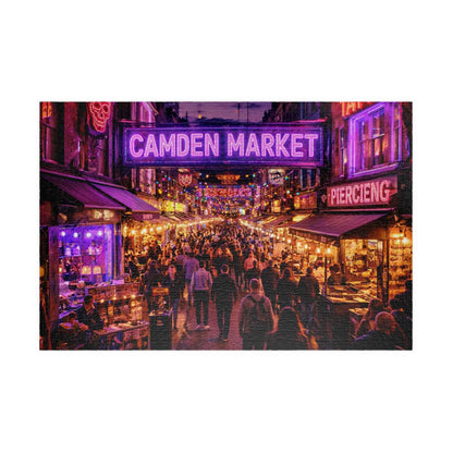 Camden Market Neon Night Jigsaw Puzzle – 110, 252, 520 & 1014 Pieces