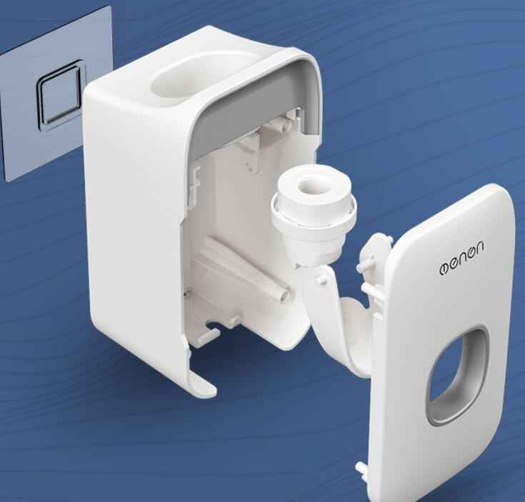 Automatic Toothpaste Dispenser – ABS Wall-Mounted Bathroom Accessory