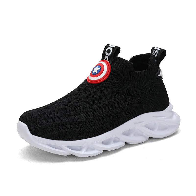 Kids' Knitted Trainers – Breathable Casual Shoes