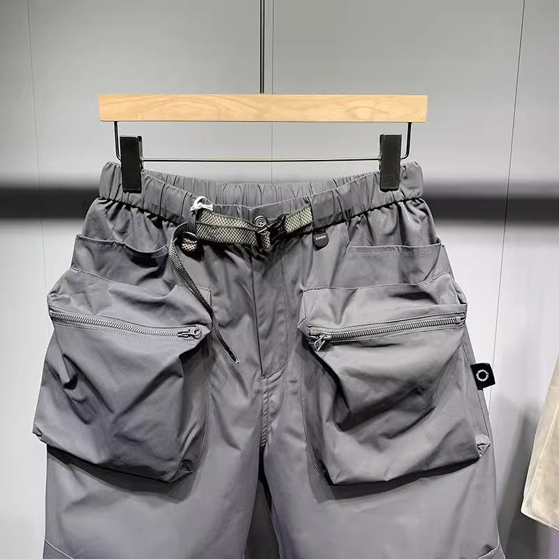 Men's Loose Fit Workwear Shorts | Casual Cargo Shorts with Pockets