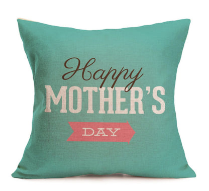 Mother's Day Flannel Cushion Cover | Soft Velvet | 43cm