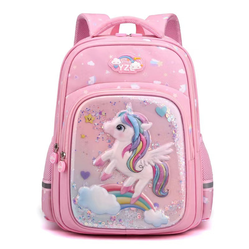 Mermaid Children's Waterproof School Backpack – Ergonomic Kids Bag