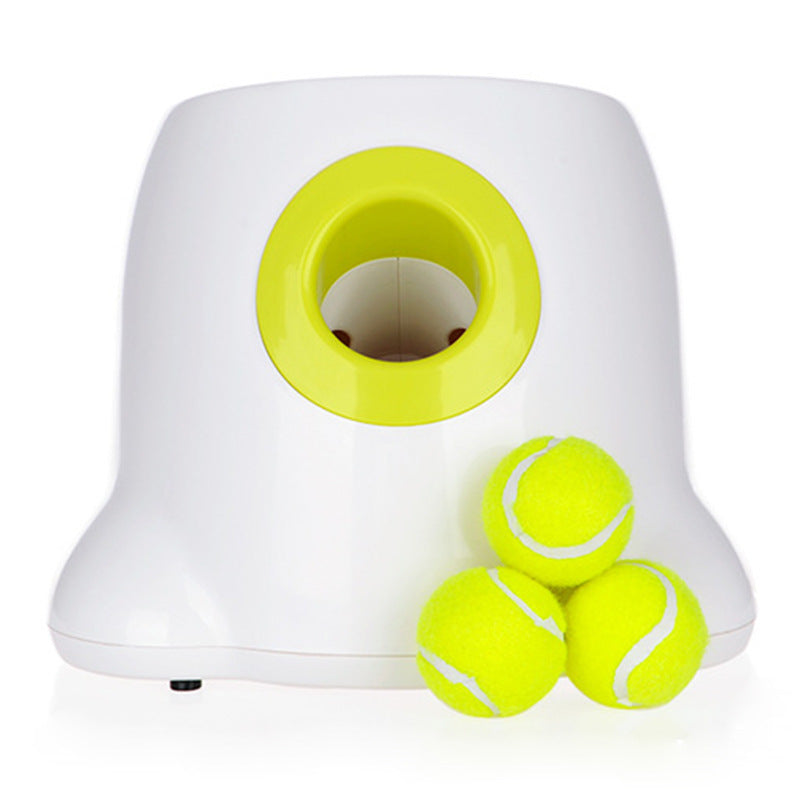 Automatic Dog Ball Launcher | Interactive Fetch Machine 3m–9m with Tennis Balls
