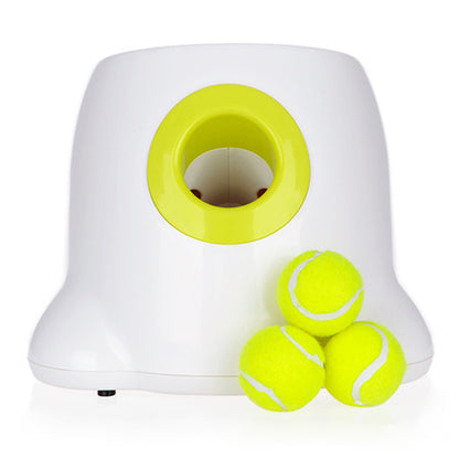 Automatic Dog Ball Launcher | Interactive Fetch Machine 3m–9m with Tennis Balls