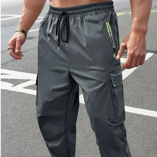 Men's Loose Fit Cargo Trousers | Large Pockets S-3XL