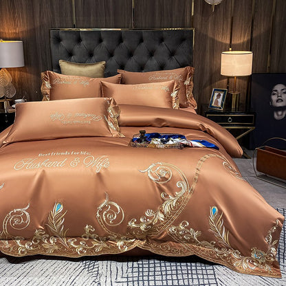 Cotton Jacquard Bedding Set | 4 Piece | 14 Colours