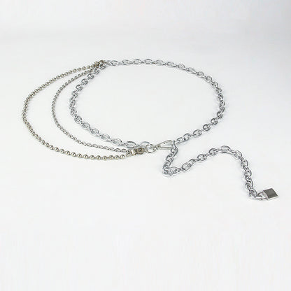 Women's Multilayer Waist Chain – Hip Hop Punk Body Jewellery, Gold & Silver