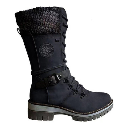 Women's Square Heel High-Cut Boots | 6 Colours | EU 35–43