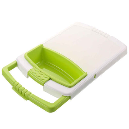 3-in-1 Sink Cutting Board with Drain Basket – Multi-Function PP Kitchen Board