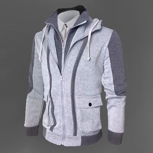 Men's Slim-Fit Hooded Zip Jacket | Cotton Casual Coat – JParker Collections
