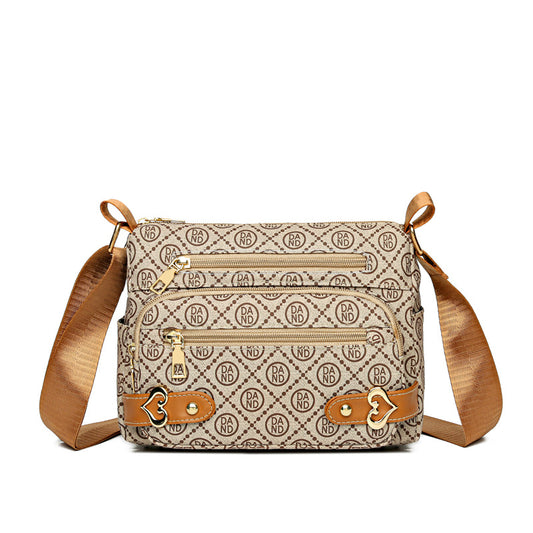 Women's Oxford Cloth Crossbody Bag – Minimalist Shoulder Bag