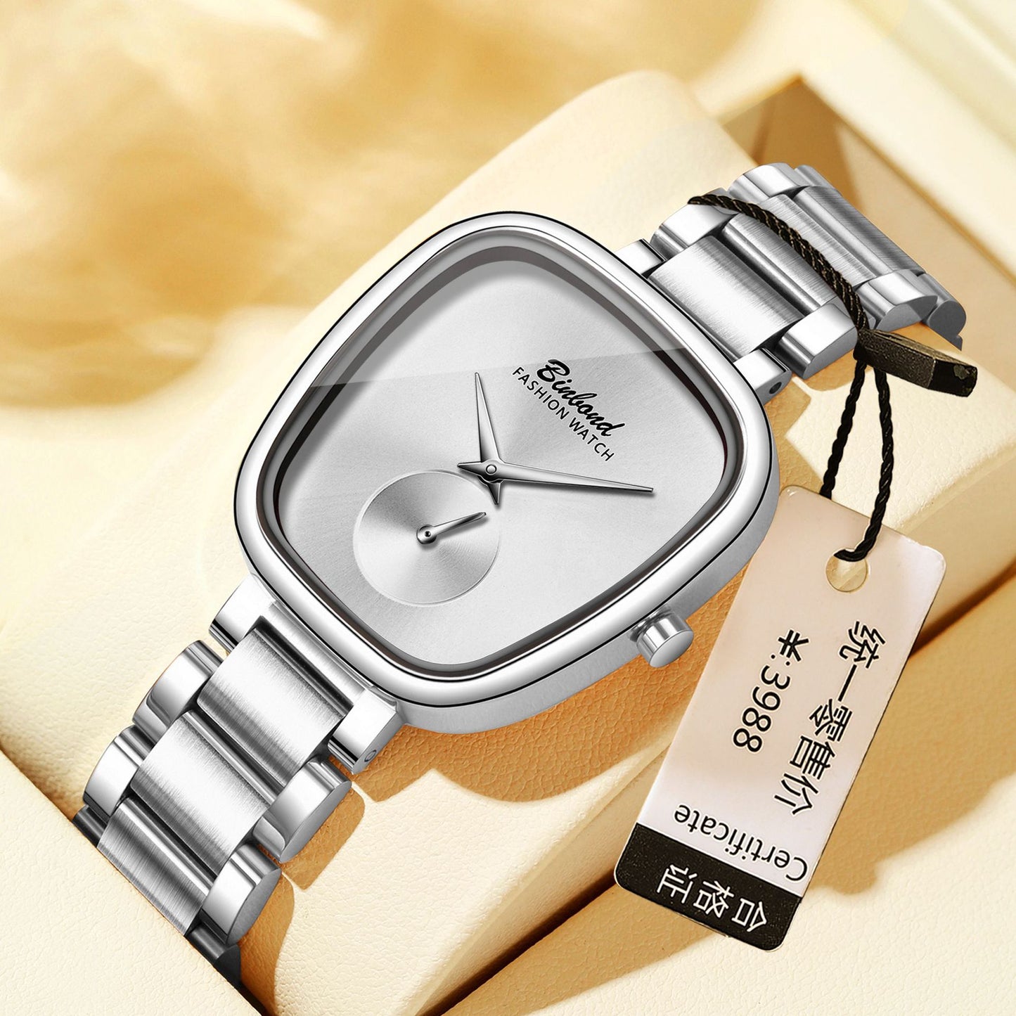 Women's Stainless Steel Quartz Watch | Water Resistant | 34mm