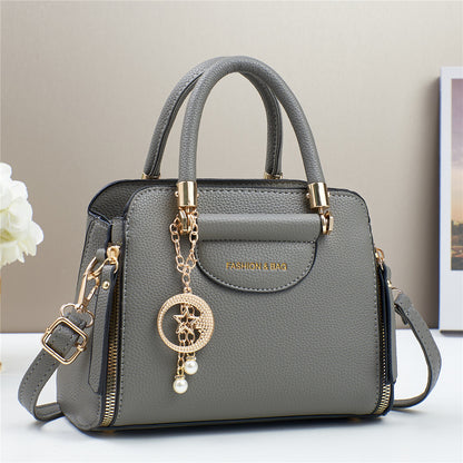 Women's PU Leather Crossbody Bag – Minimalist Shoulder Bag