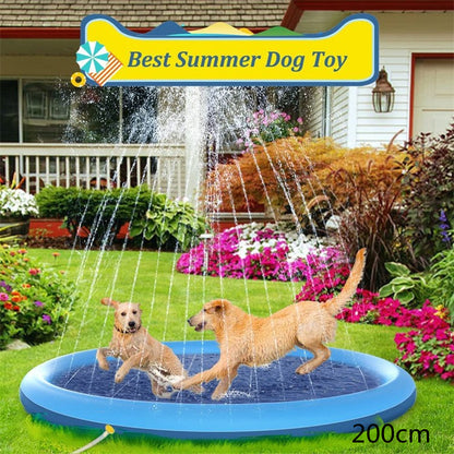 Non-Slip Splash Pad for Kids & Pets | Backyard Sprinkler Play Mat 96cm–2m