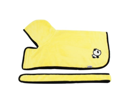 Microfibre Dog Bathrobe | Super Absorbent Quick-Dry Coat with Hook & Loop