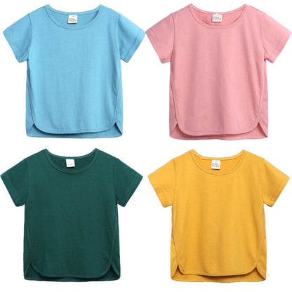 Girls Cotton Short Sleeve T-Shirt – Soft Everyday Top