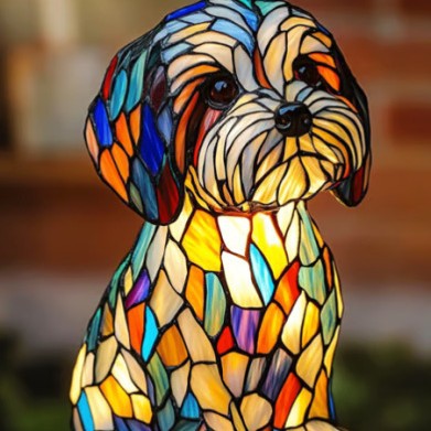 Animal Resin Night Light | Dog, Cat & Owl Designs