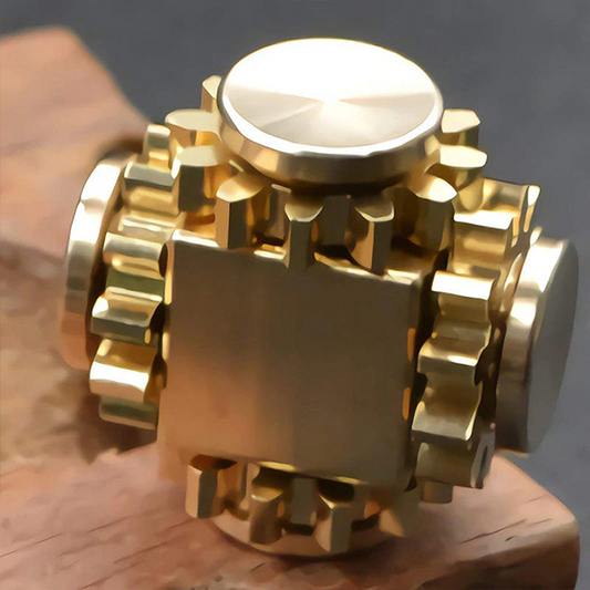 4-Gear Linkage Copper Fingertip Gyroscope