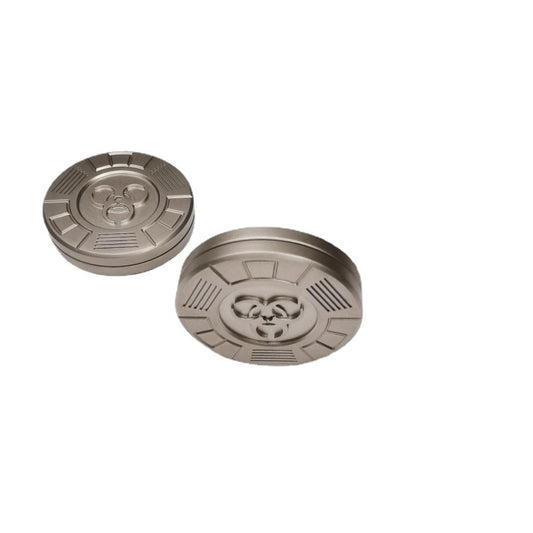 Stainless Steel EDC Fingertip Gyro | Push Card Coin Fidget Toy