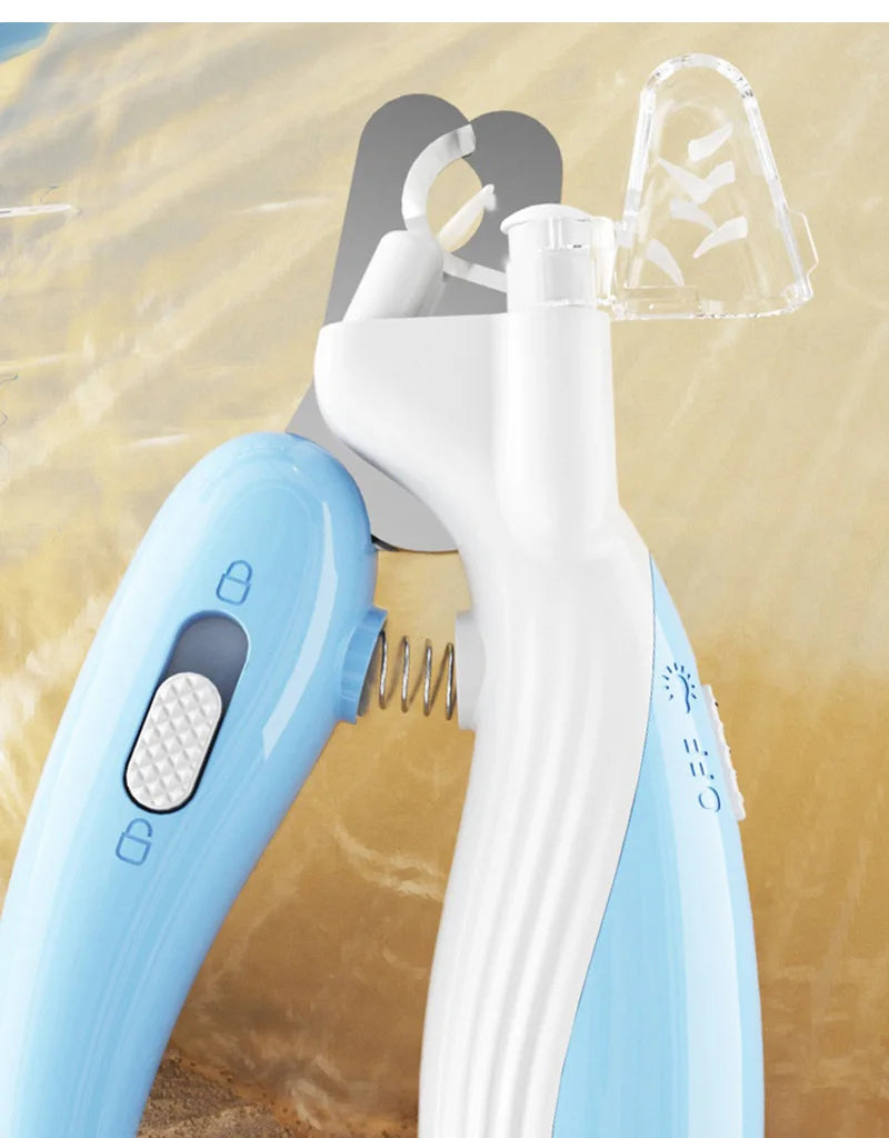 LED Pet Nail Clippers | Stainless Steel Claw Trimmer for Dogs & Cats