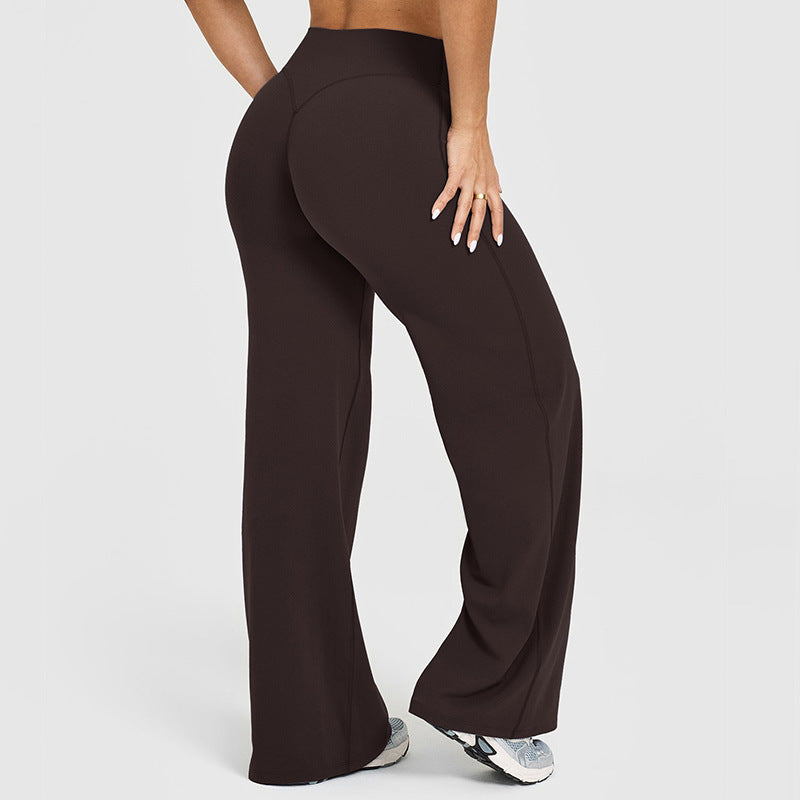 Women's High-Waist Straight-Leg Yoga Pants | Lengthened | 12 Colours