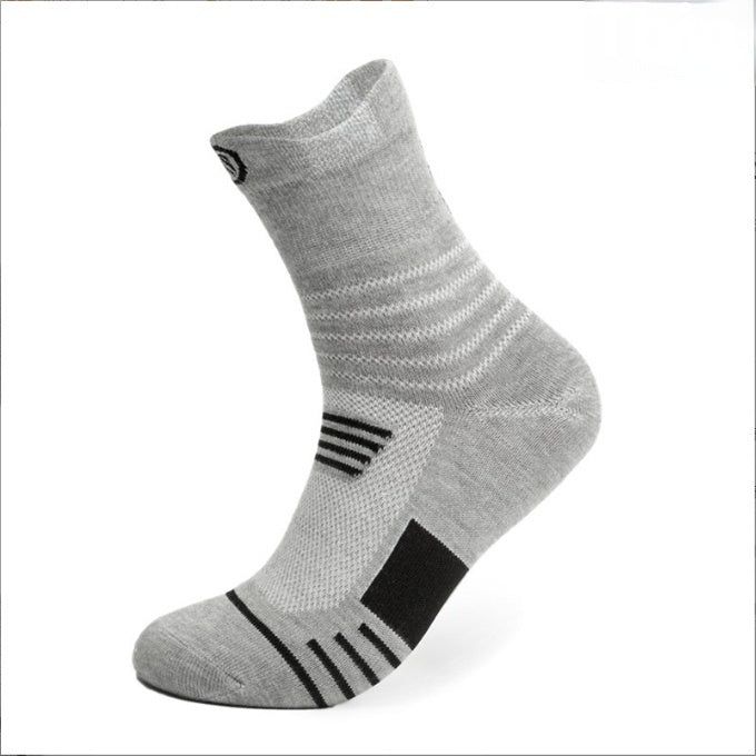 Unisex Cotton Socks Short & Mid Tube – Black White Grey Multi-Pack