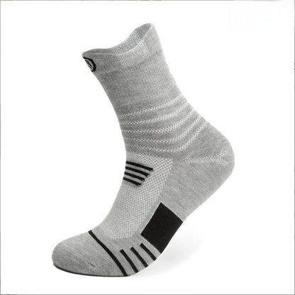 Unisex Cotton Socks Short & Mid Tube – Black White Grey Multi-Pack