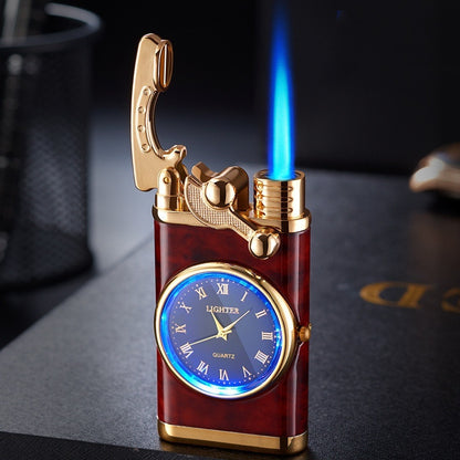 2-in-1 Watch Lighter with Butane Torch Flame
