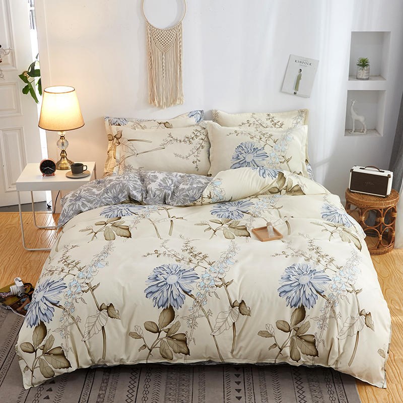 Printed Cotton Duvet Cover | Single, Double & King Sizes