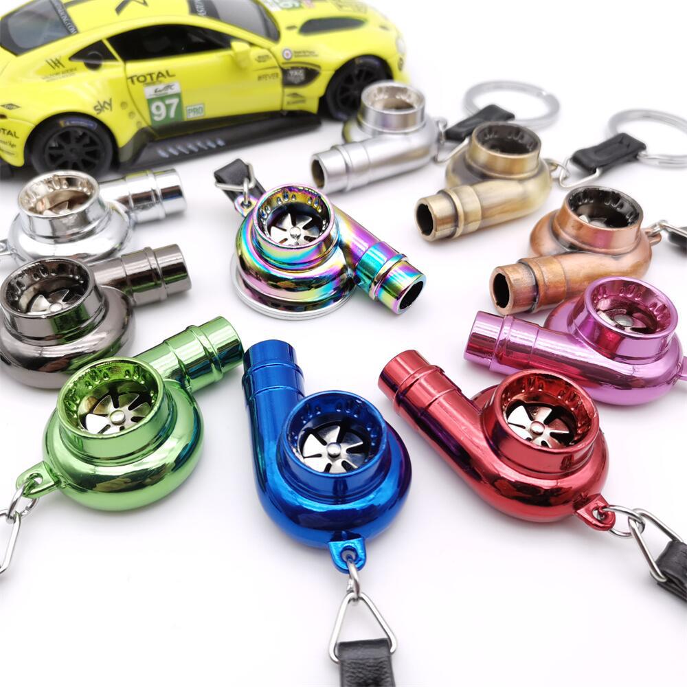Turbo Whistle Alloy Keychain | Car Charm 12 Colours | JP Collections
