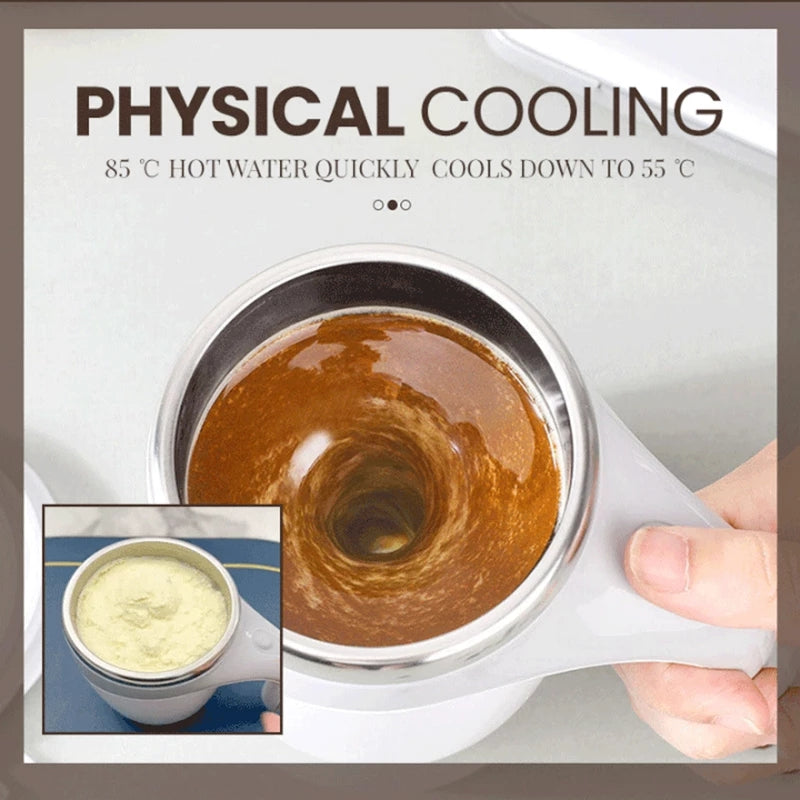 Automatic Self-Stirring Mug — Magnetic Electric Stirring Cup for Coffee, Tea & Shakes