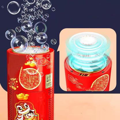 Fireworks Bubble Machine with Lights & Music - Kids Bubble Toy