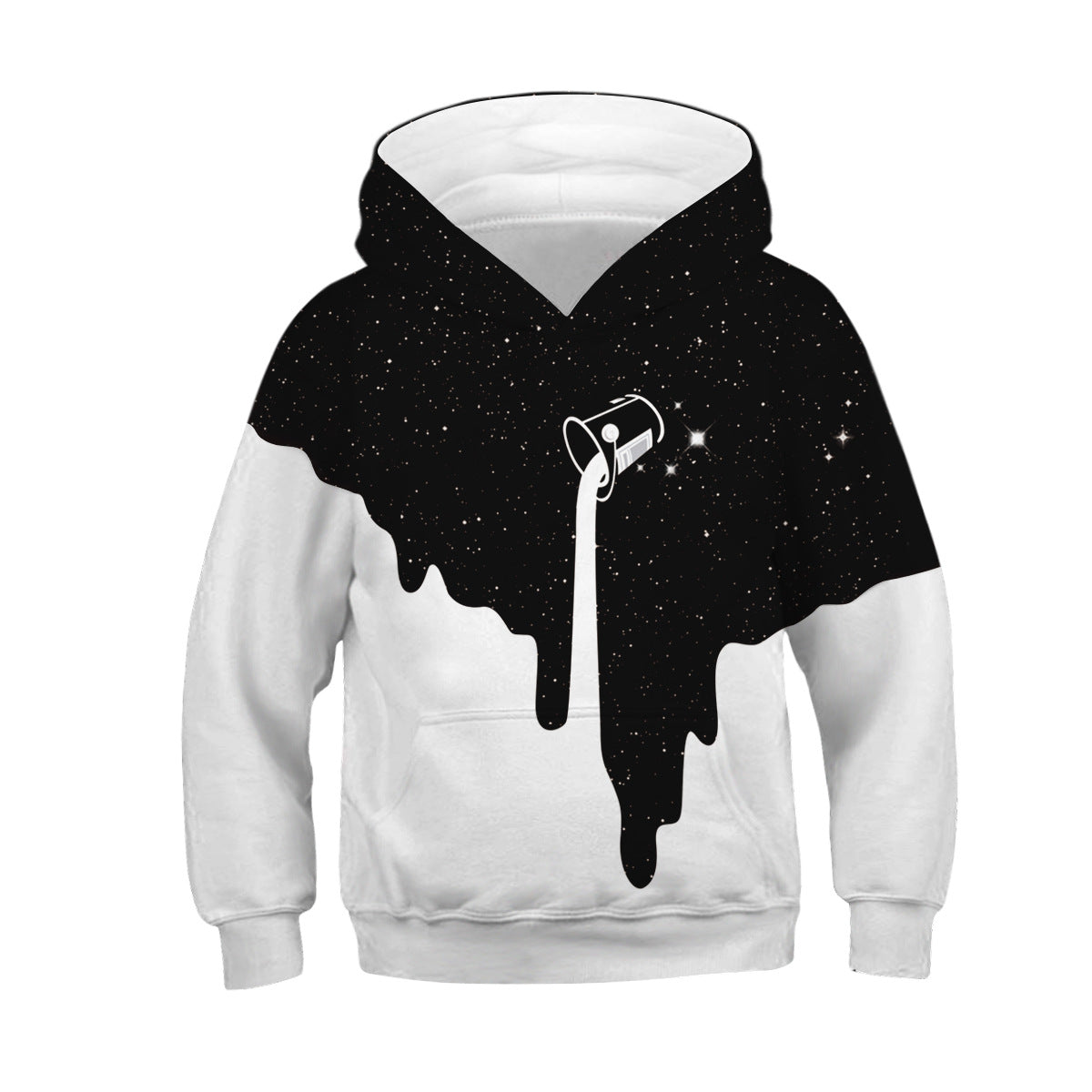 Children's Digital Print Hooded Sweatshirt | Kids Casual Hoodie XS-XL