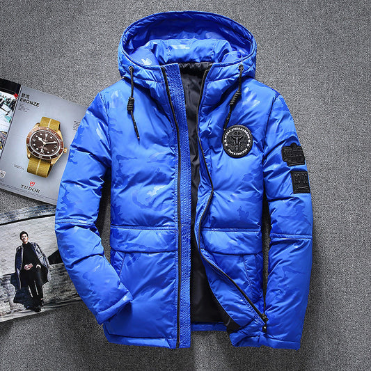 Men's Hooded Duck Down Jacket | Waterproof | M–4XL