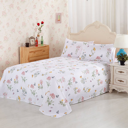 Floral Print Cotton Blend Duvet Cover | 6 Colours 2 Sizes