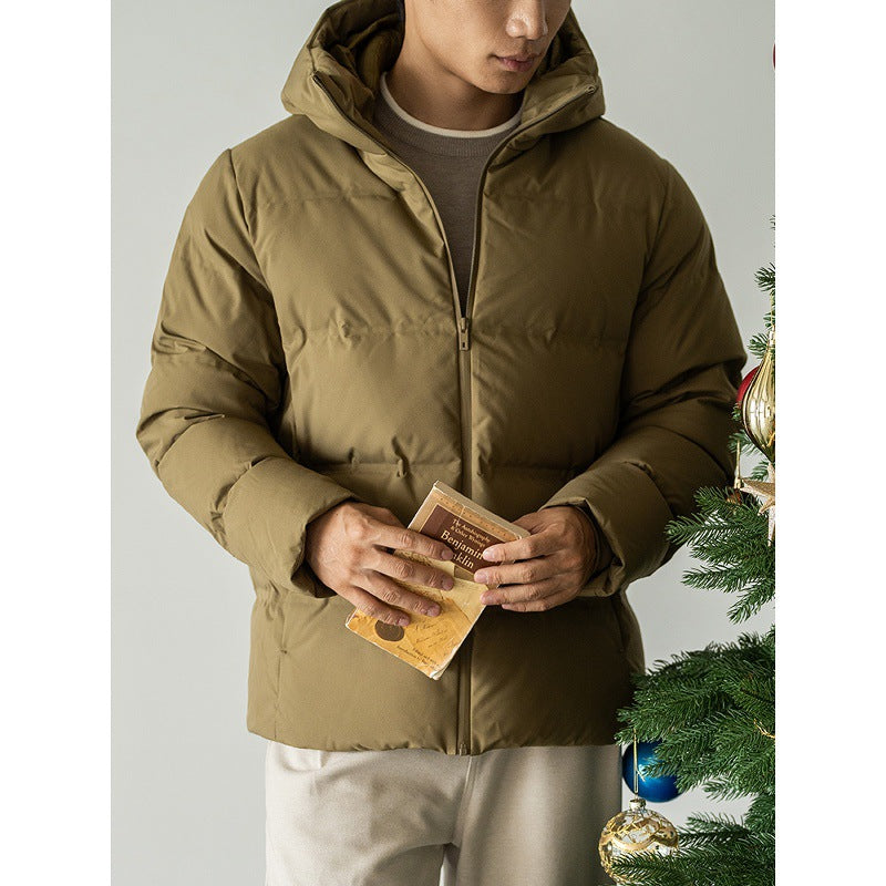 Men's Hooded Duck Down Jacket | Windproof Waterproof Winter Coat – JParker Collections