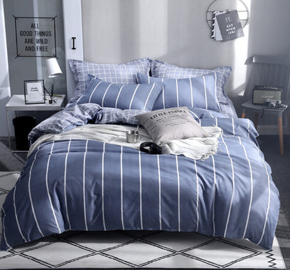Twill Reactive Print Bedding Set | 4 Piece | 5 Sizes