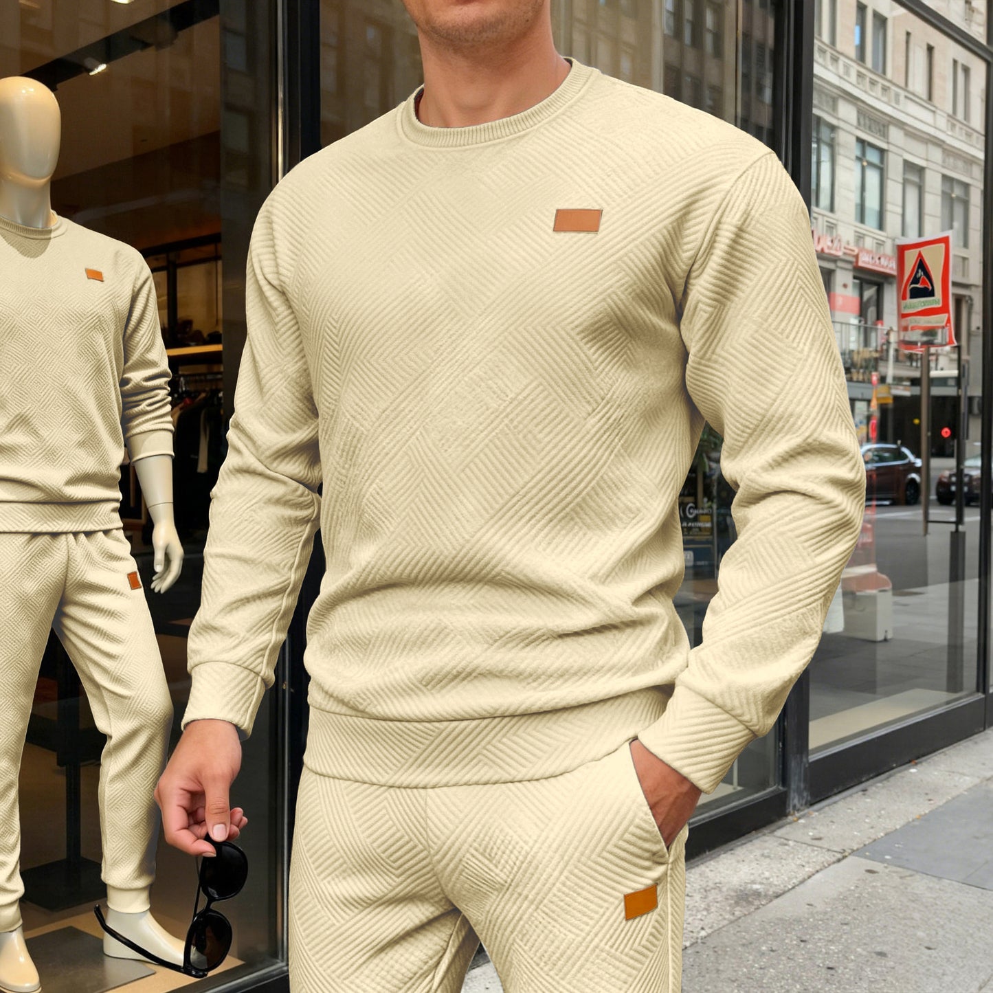 Men's Relaxed Crew Neck Sweatshirt | 8 Colours