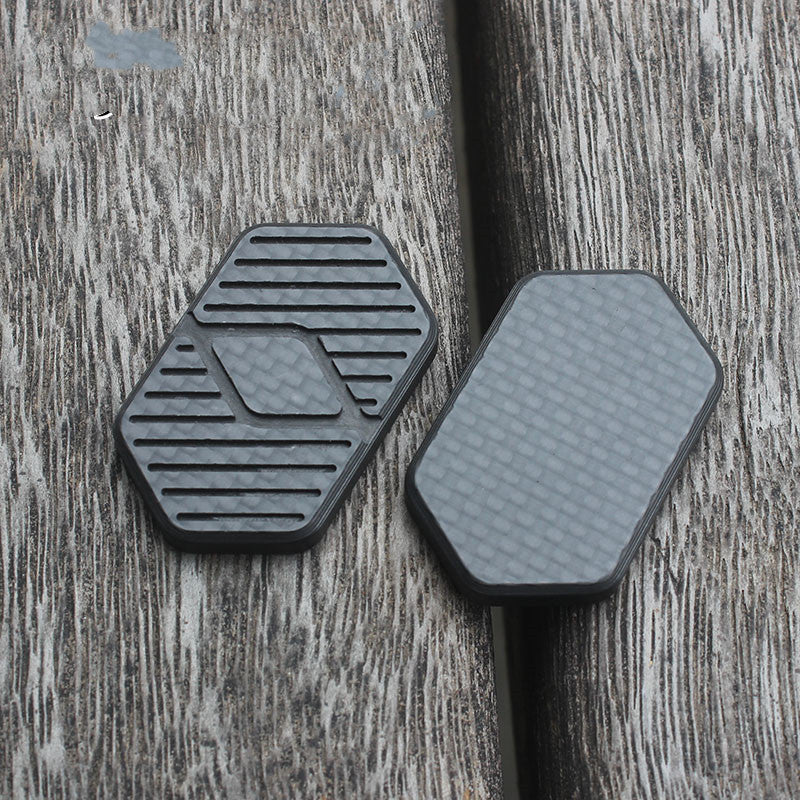 Carbon Fibre Rotary Push Card Coin Decompression Fidget Spinner