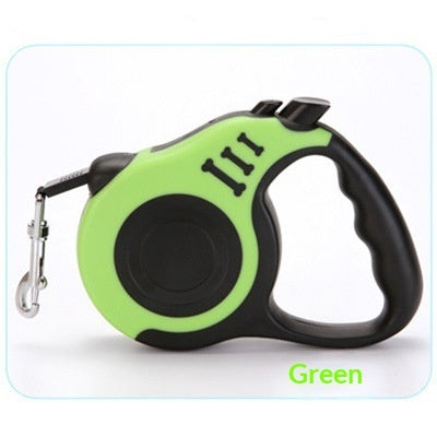 Retractable Dog Lead – One-Touch Brake & Lock | 7 Colours | 3m & 5m