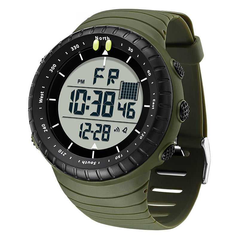 Large Dial Luminous Waterproof Watch for Men - Casual & Sports Style
