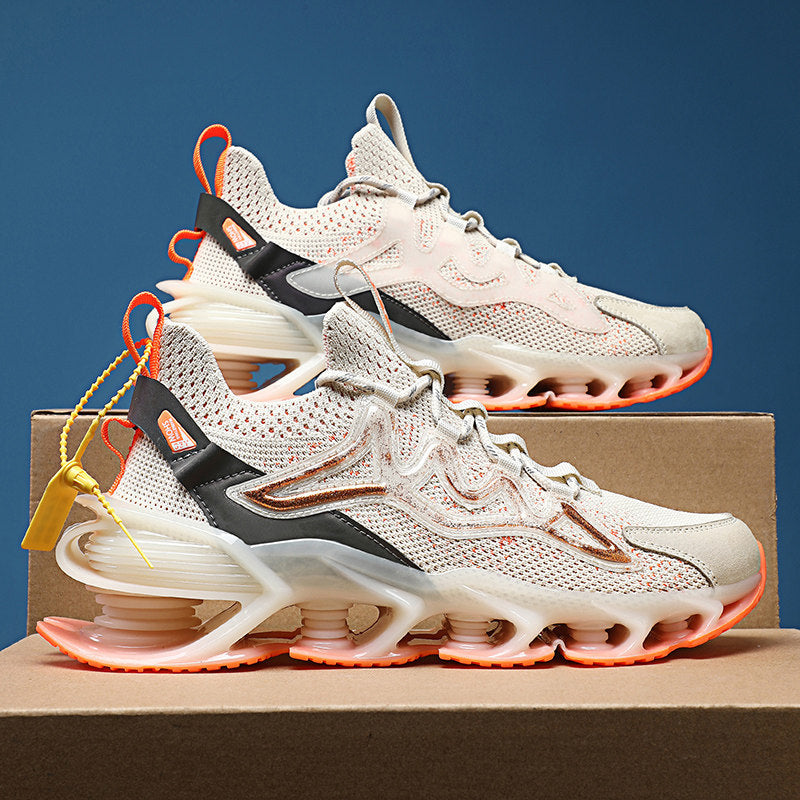 Men's High-Top Basketball Trainers – Colour-Block
