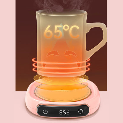 Desktop Mug Warmer Coaster — Smart Heating Pad for Coffee, Tea & Hot Drinks